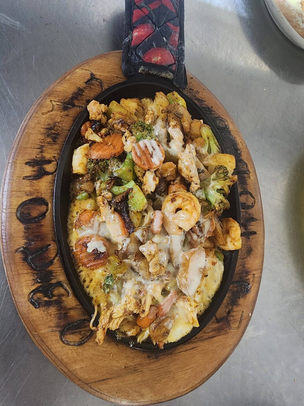 Loaded nacho platter